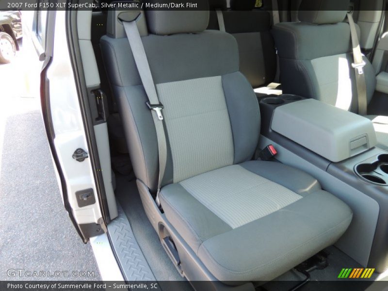 Silver Metallic / Medium/Dark Flint 2007 Ford F150 XLT SuperCab
