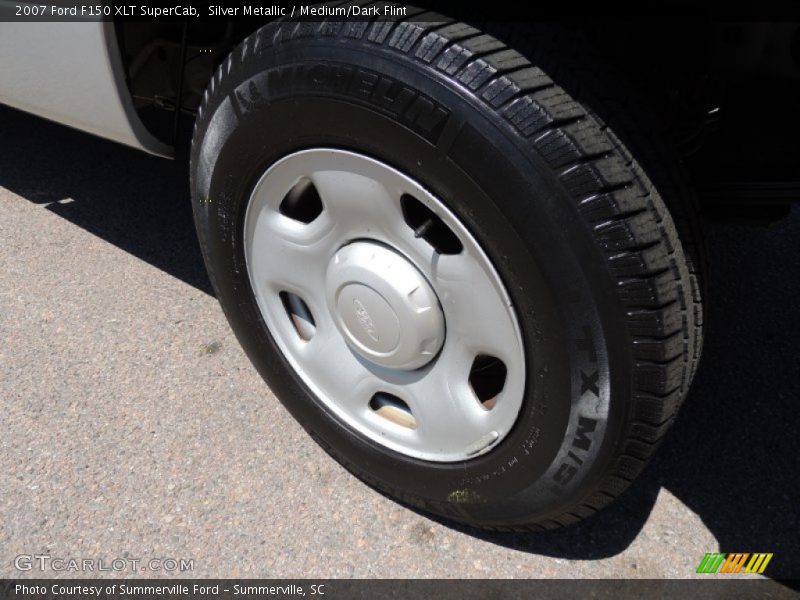 Silver Metallic / Medium/Dark Flint 2007 Ford F150 XLT SuperCab