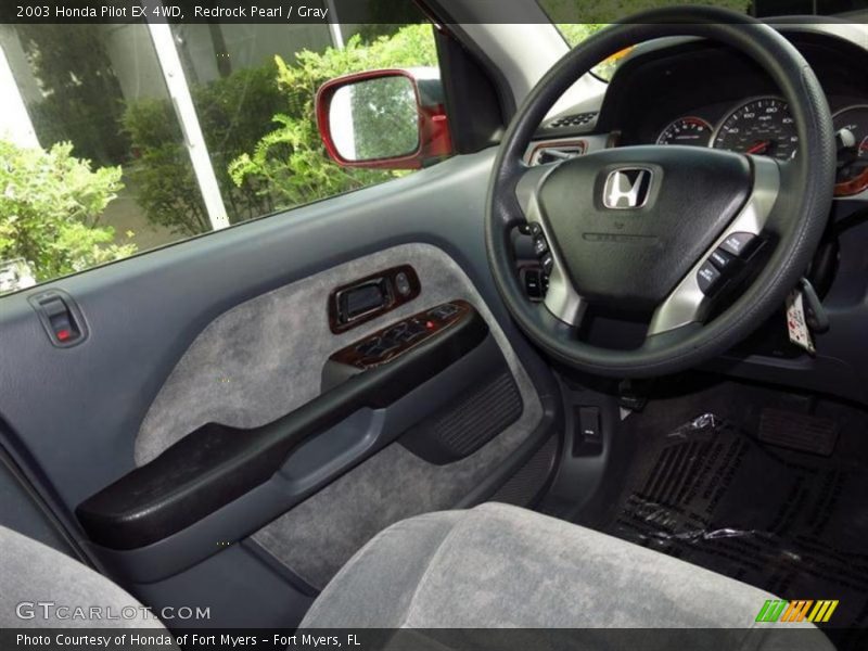 Redrock Pearl / Gray 2003 Honda Pilot EX 4WD
