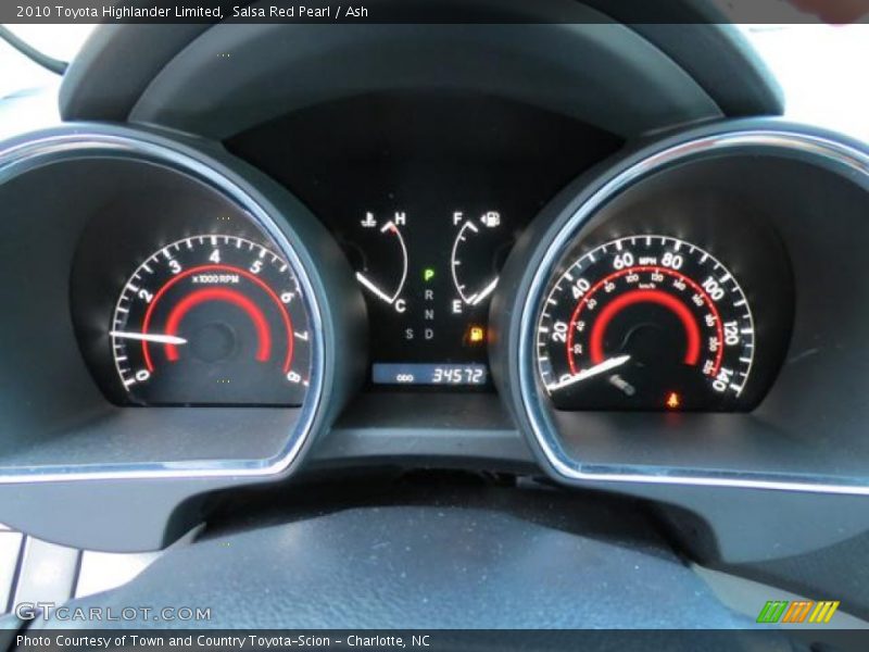 Salsa Red Pearl / Ash 2010 Toyota Highlander Limited