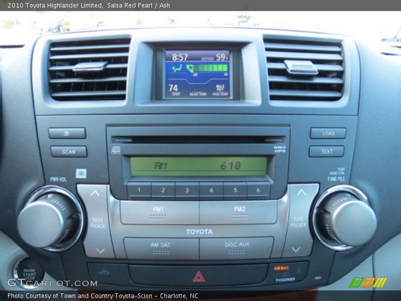 Audio System of 2010 Highlander Limited