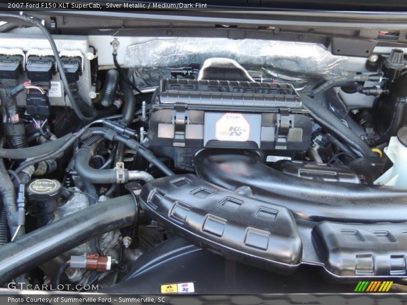 Silver Metallic / Medium/Dark Flint 2007 Ford F150 XLT SuperCab