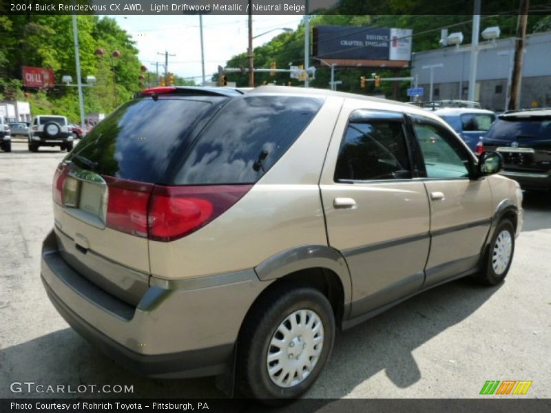 Light Driftwood Metallic / Neutral Beige 2004 Buick Rendezvous CX AWD