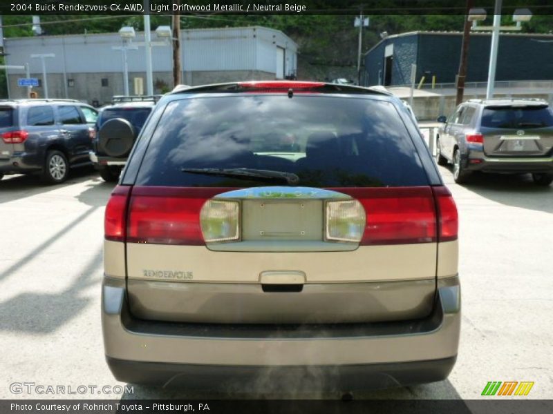 Light Driftwood Metallic / Neutral Beige 2004 Buick Rendezvous CX AWD