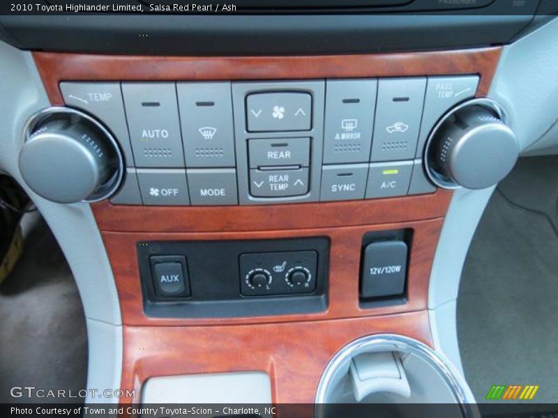 Controls of 2010 Highlander Limited