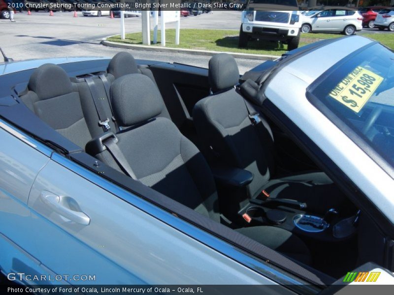 Bright Silver Metallic / Dark Slate Gray 2010 Chrysler Sebring Touring Convertible