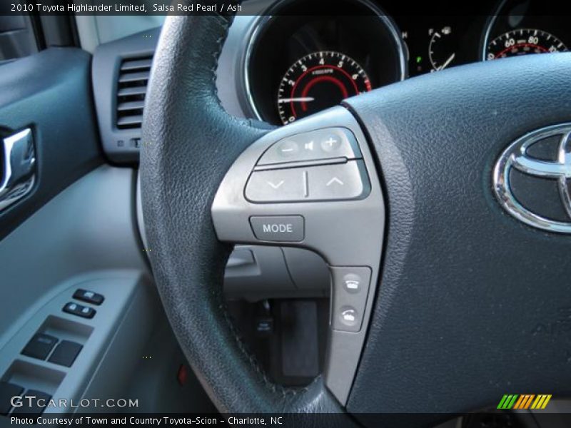Controls of 2010 Highlander Limited