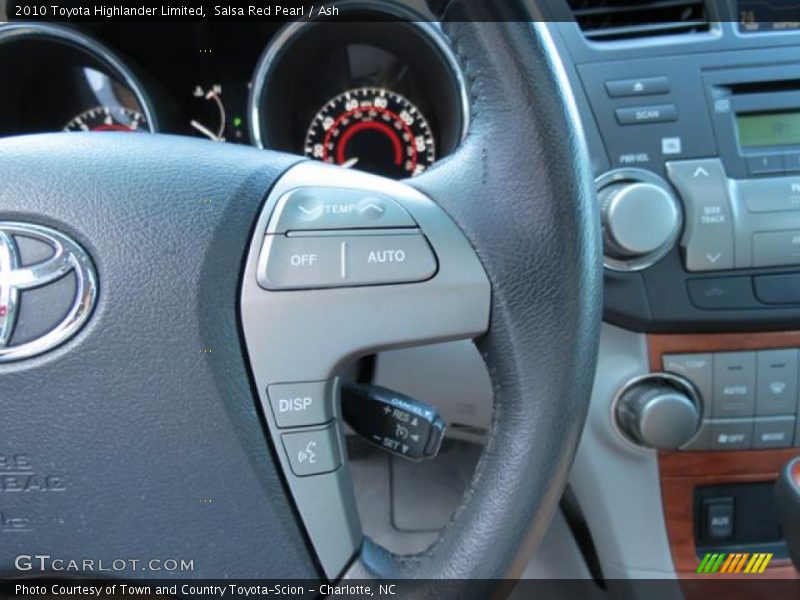 Controls of 2010 Highlander Limited