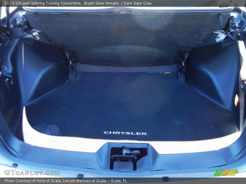 Bright Silver Metallic / Dark Slate Gray 2010 Chrysler Sebring Touring Convertible