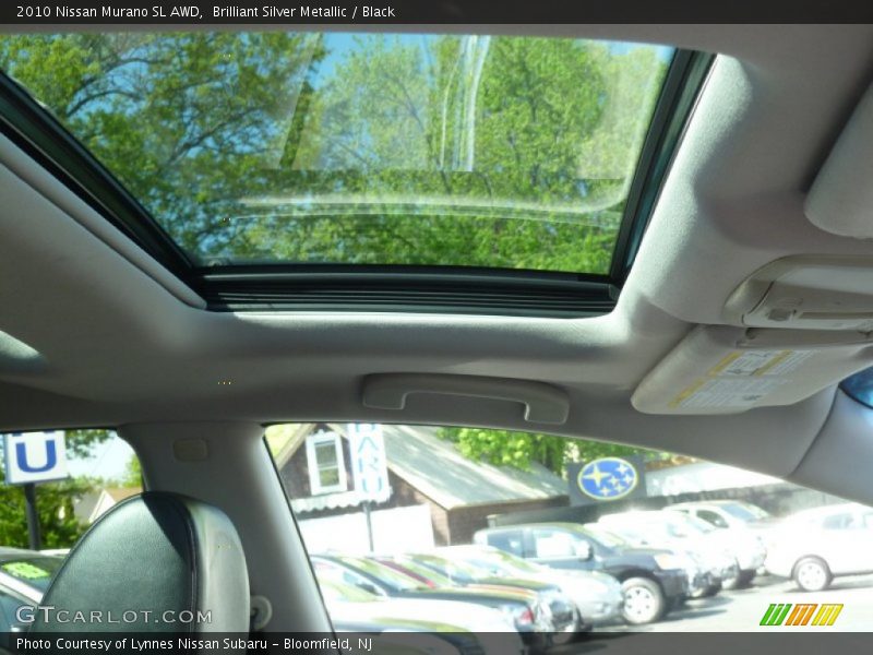Brilliant Silver Metallic / Black 2010 Nissan Murano SL AWD