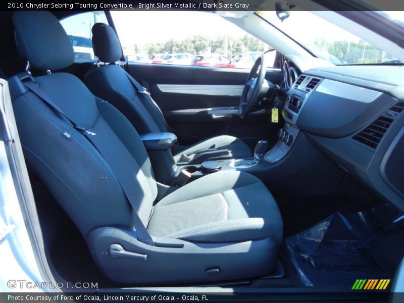 Bright Silver Metallic / Dark Slate Gray 2010 Chrysler Sebring Touring Convertible
