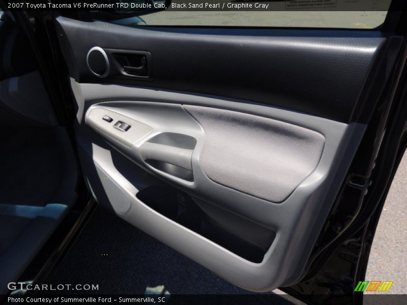 Black Sand Pearl / Graphite Gray 2007 Toyota Tacoma V6 PreRunner TRD Double Cab