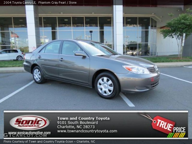 Phantom Gray Pearl / Stone 2004 Toyota Camry LE