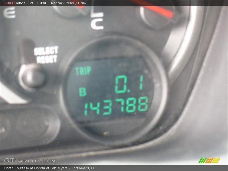 Redrock Pearl / Gray 2003 Honda Pilot EX 4WD