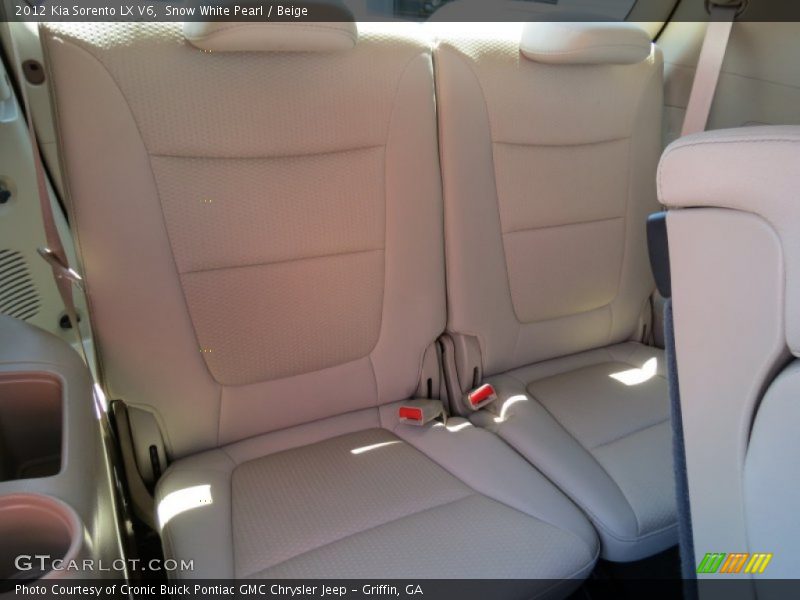 Snow White Pearl / Beige 2012 Kia Sorento LX V6