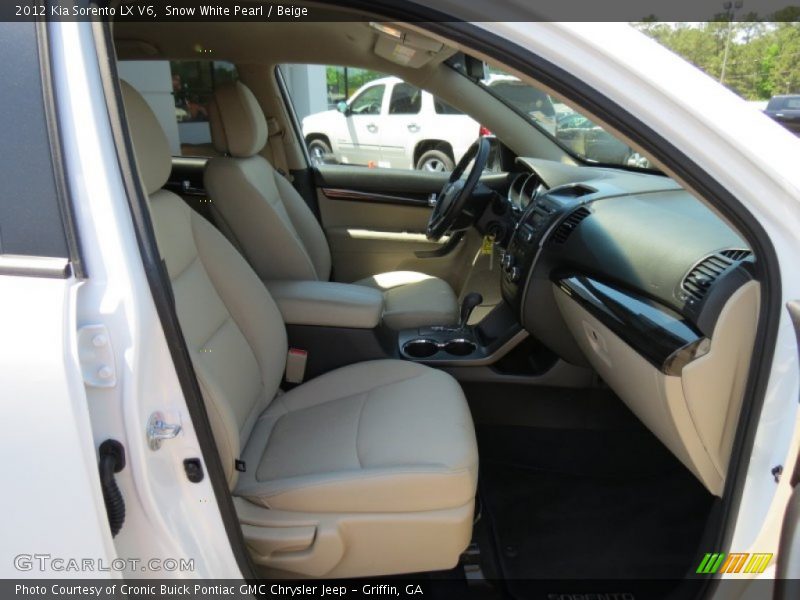 Snow White Pearl / Beige 2012 Kia Sorento LX V6