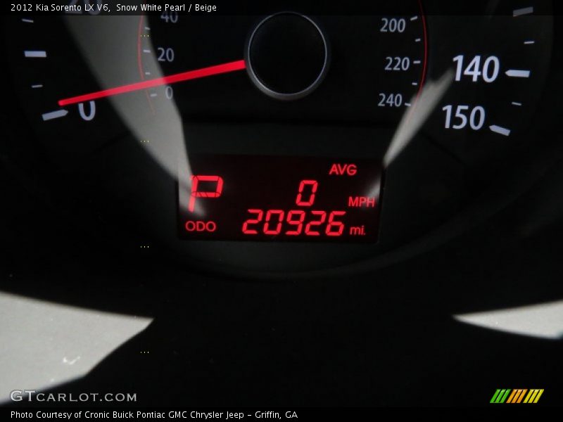 Snow White Pearl / Beige 2012 Kia Sorento LX V6