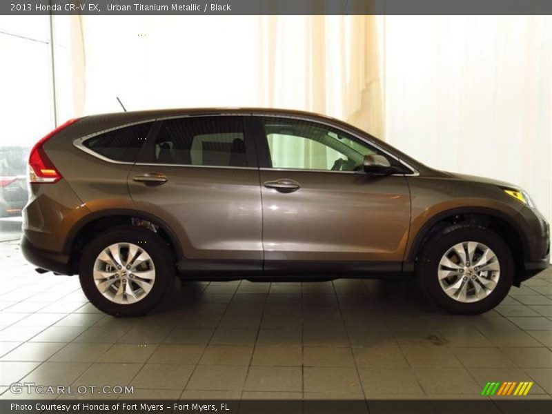 Urban Titanium Metallic / Black 2013 Honda CR-V EX