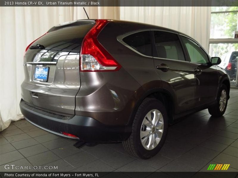Urban Titanium Metallic / Black 2013 Honda CR-V EX