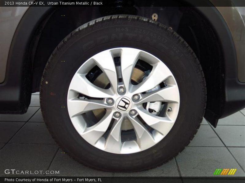 Urban Titanium Metallic / Black 2013 Honda CR-V EX