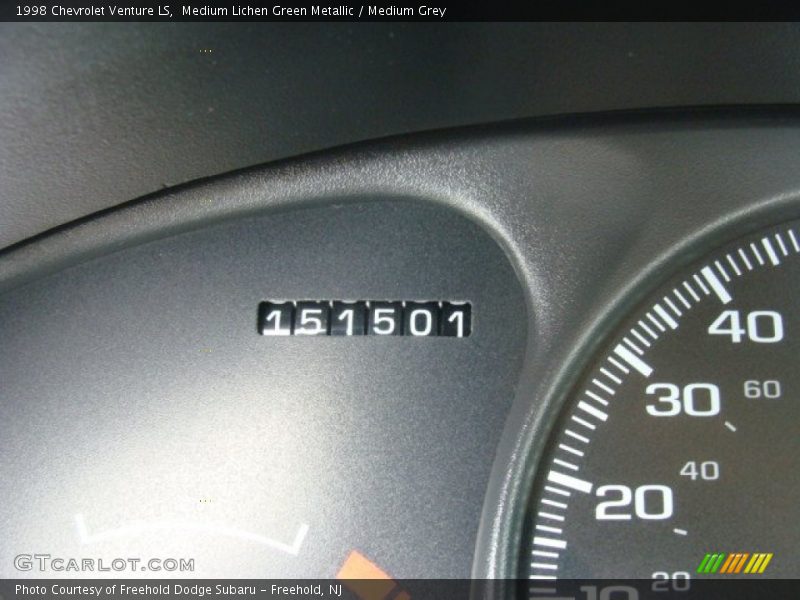 Medium Lichen Green Metallic / Medium Grey 1998 Chevrolet Venture LS