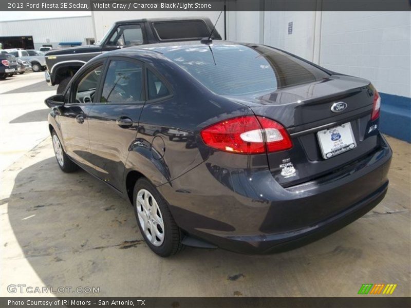 Violet Gray / Charcoal Black/Light Stone 2013 Ford Fiesta SE Sedan