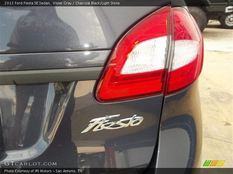 Violet Gray / Charcoal Black/Light Stone 2013 Ford Fiesta SE Sedan