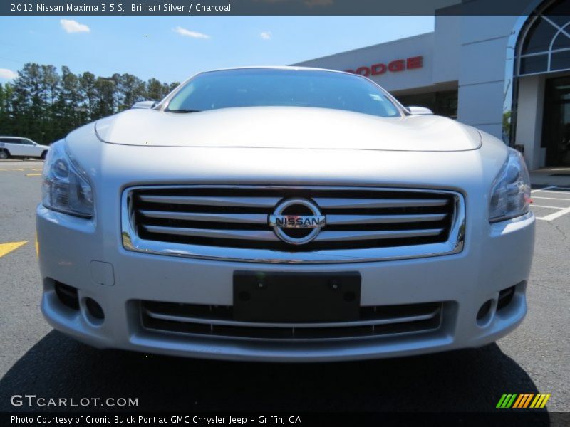 Brilliant Silver / Charcoal 2012 Nissan Maxima 3.5 S