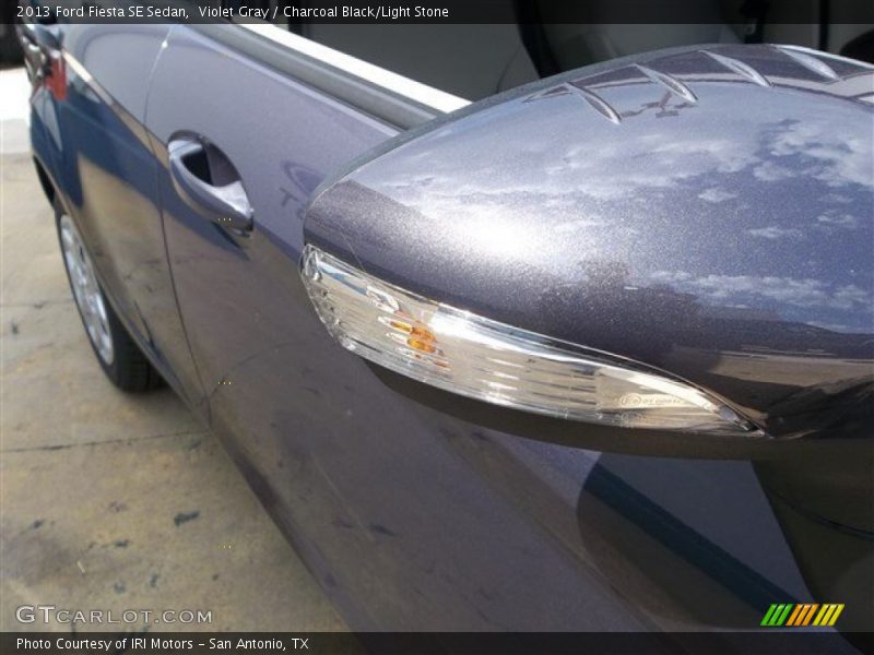 Violet Gray / Charcoal Black/Light Stone 2013 Ford Fiesta SE Sedan