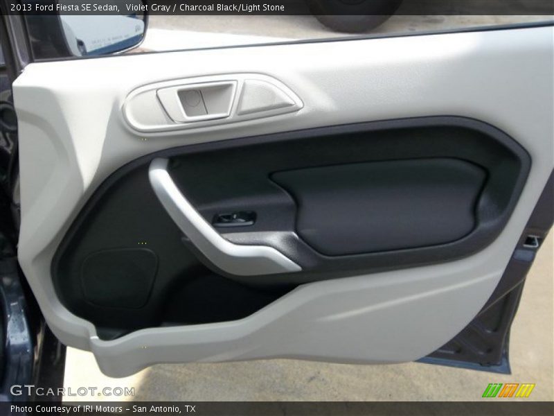 Violet Gray / Charcoal Black/Light Stone 2013 Ford Fiesta SE Sedan