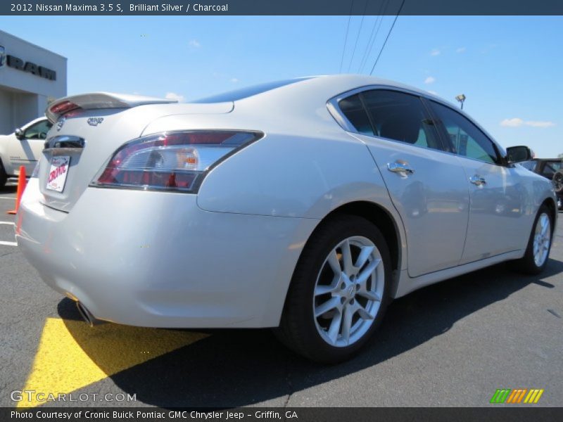 Brilliant Silver / Charcoal 2012 Nissan Maxima 3.5 S