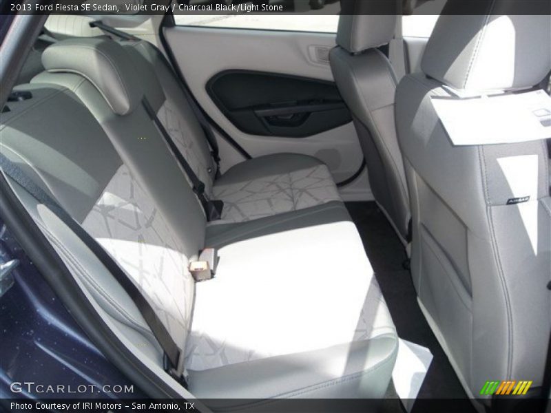 Violet Gray / Charcoal Black/Light Stone 2013 Ford Fiesta SE Sedan