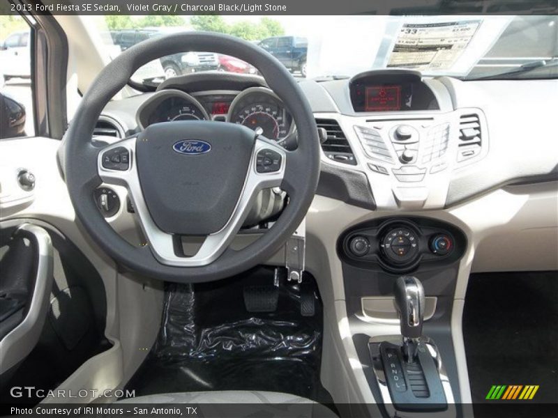 Violet Gray / Charcoal Black/Light Stone 2013 Ford Fiesta SE Sedan