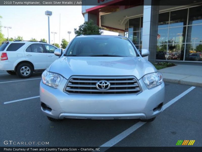 Classic Silver Metallic / Ash 2010 Toyota Highlander