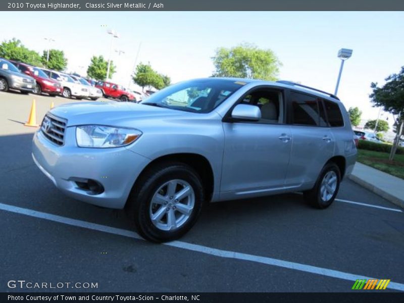 Classic Silver Metallic / Ash 2010 Toyota Highlander