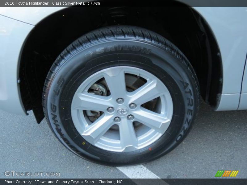 Classic Silver Metallic / Ash 2010 Toyota Highlander