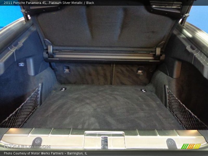 Platinum Silver Metallic / Black 2011 Porsche Panamera 4S