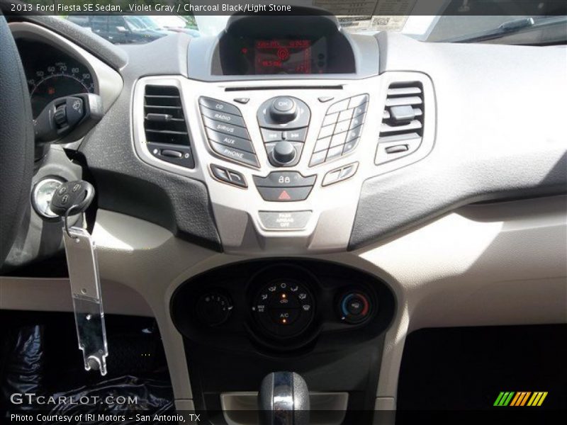 Violet Gray / Charcoal Black/Light Stone 2013 Ford Fiesta SE Sedan