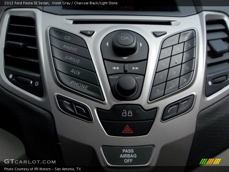 Violet Gray / Charcoal Black/Light Stone 2013 Ford Fiesta SE Sedan