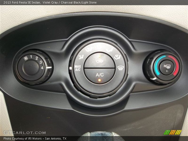 Violet Gray / Charcoal Black/Light Stone 2013 Ford Fiesta SE Sedan