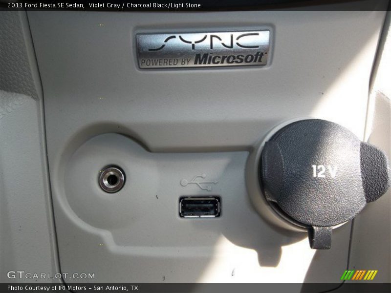 Violet Gray / Charcoal Black/Light Stone 2013 Ford Fiesta SE Sedan