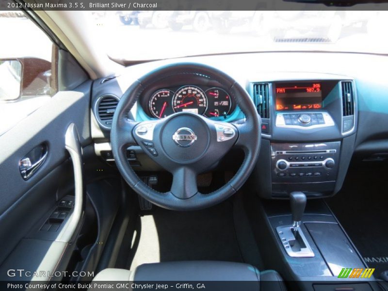 Brilliant Silver / Charcoal 2012 Nissan Maxima 3.5 S