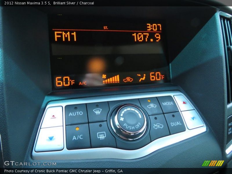 Brilliant Silver / Charcoal 2012 Nissan Maxima 3.5 S