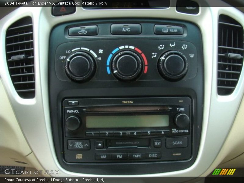 Vintage Gold Metallic / Ivory 2004 Toyota Highlander V6