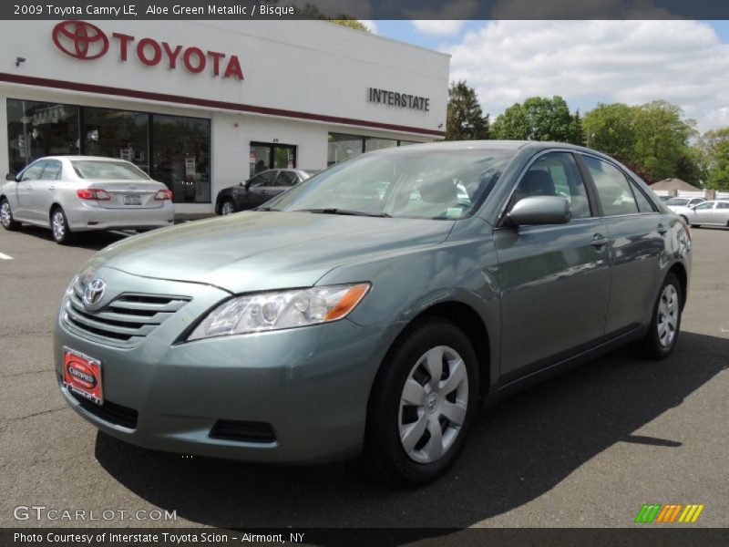 Aloe Green Metallic / Bisque 2009 Toyota Camry LE