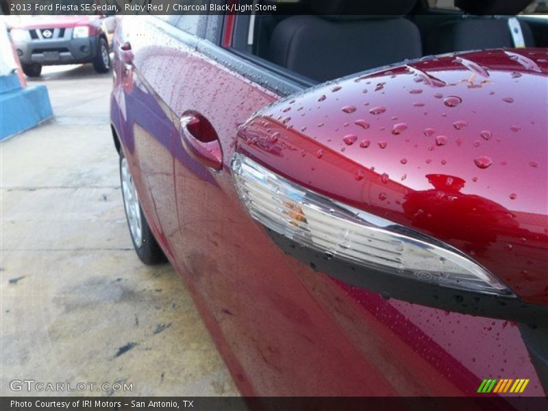 Ruby Red / Charcoal Black/Light Stone 2013 Ford Fiesta SE Sedan