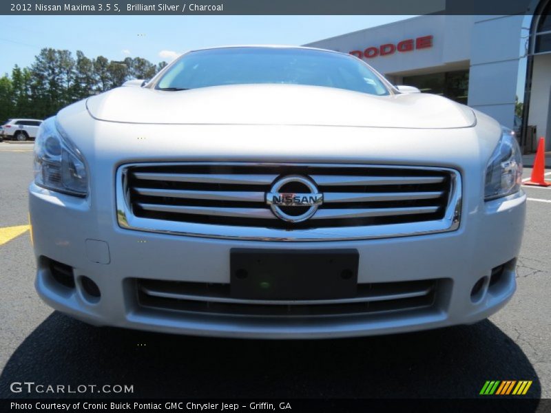 Brilliant Silver / Charcoal 2012 Nissan Maxima 3.5 S