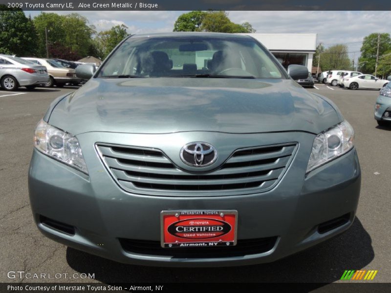 Aloe Green Metallic / Bisque 2009 Toyota Camry LE