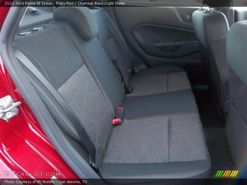 Ruby Red / Charcoal Black/Light Stone 2013 Ford Fiesta SE Sedan