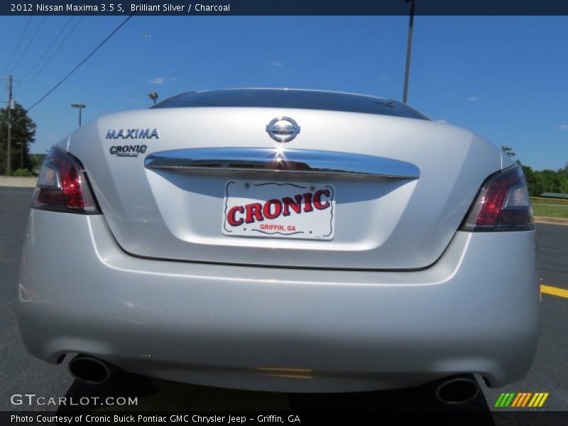 Brilliant Silver / Charcoal 2012 Nissan Maxima 3.5 S